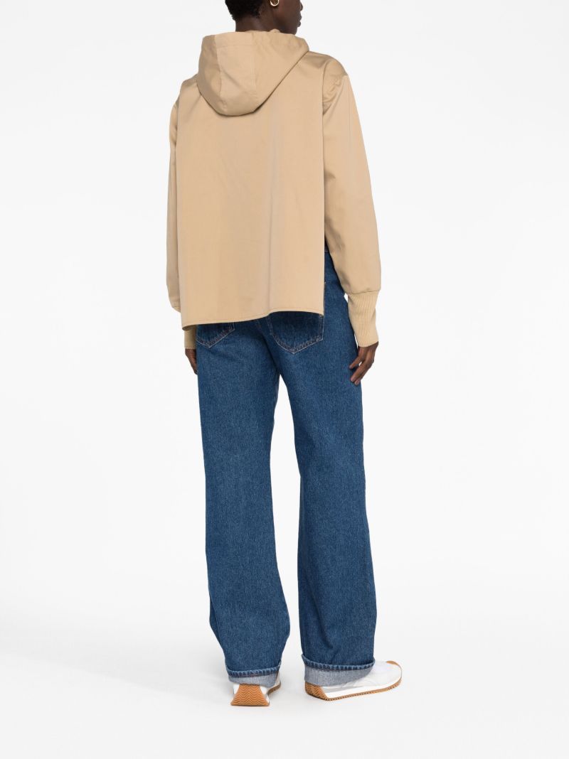 Neutral Anagram Hooded Jacket