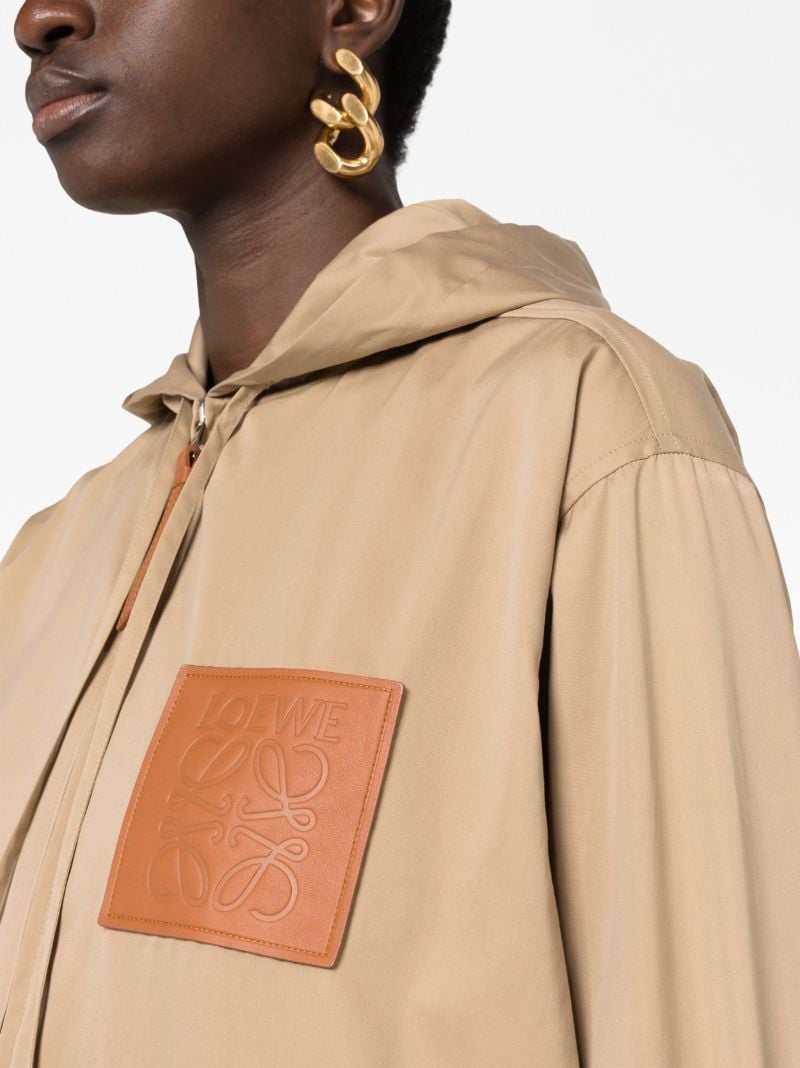 Neutral Anagram Hooded Jacket