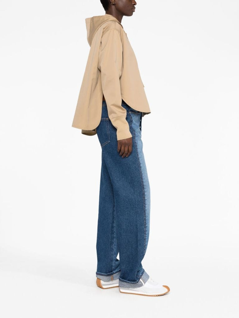 Neutral Anagram Hooded Jacket