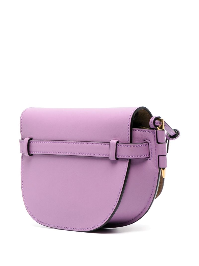 Purple Gate Mini Leather Cross-body Bag