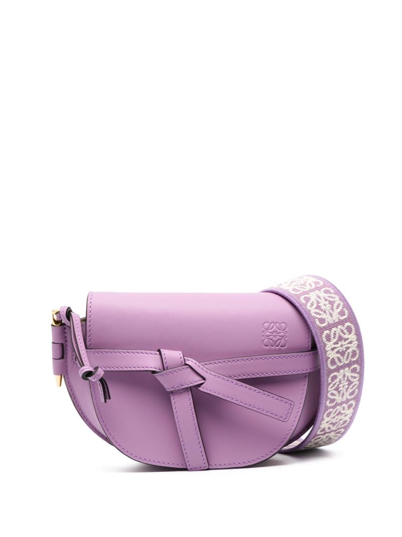 Purple Gate Mini Leather Cross-body Bag