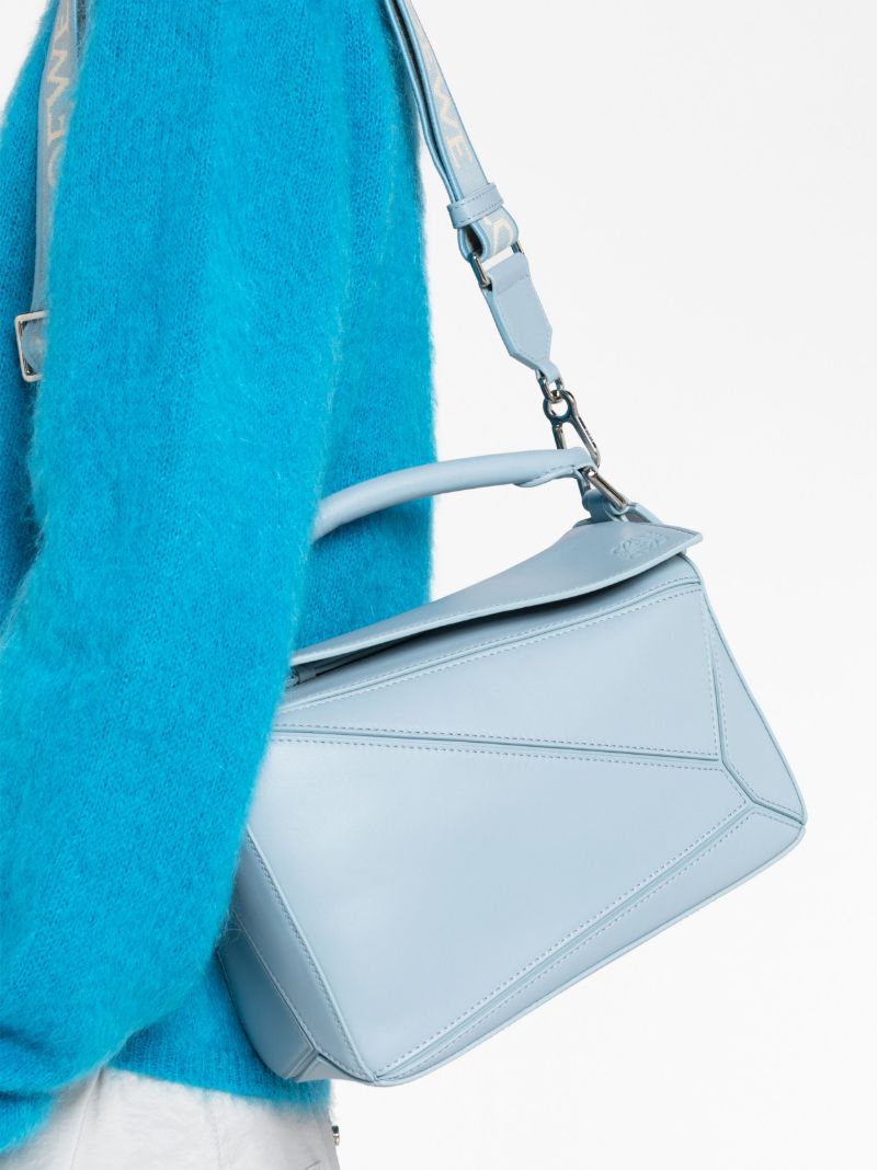 Small Puzzle Leather Crossbody Bag