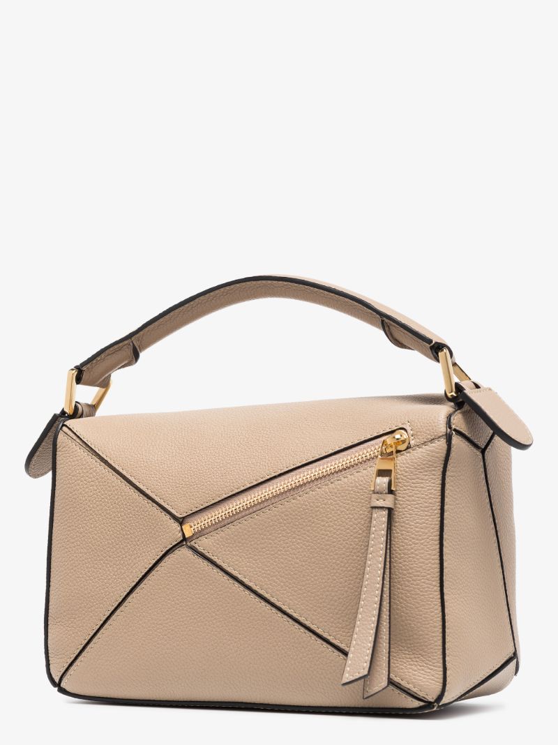 Neutral Puzzle Small Leather Shoulder Bag
