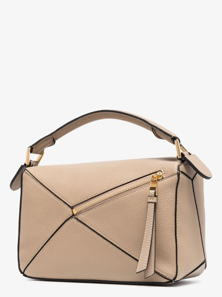 Neutral Puzzle Small Leather Shoulder Bag