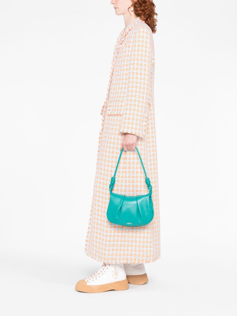 Green Paseo Leather Cross Body Bag