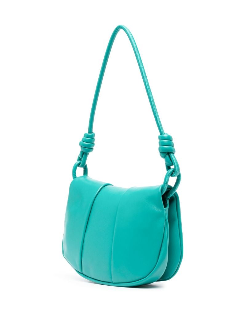 Green Paseo Leather Cross Body Bag