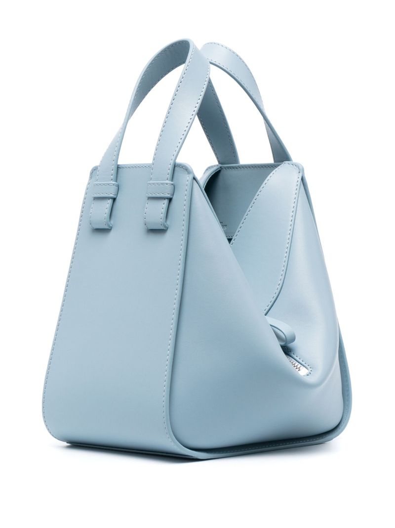 Blue Hammock Compact Leather Tote Bag