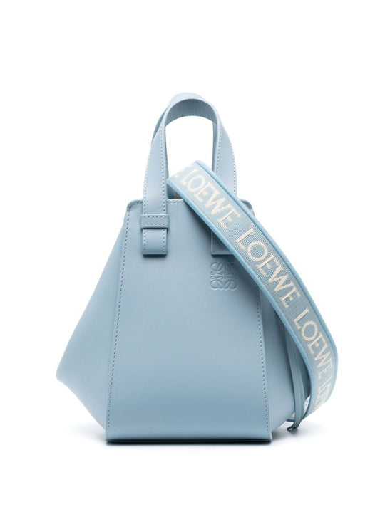 Blue Hammock Compact Leather Tote Bag