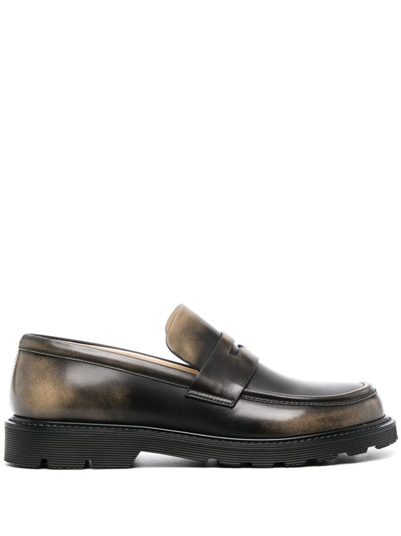Brown Blaze Leather Loafers