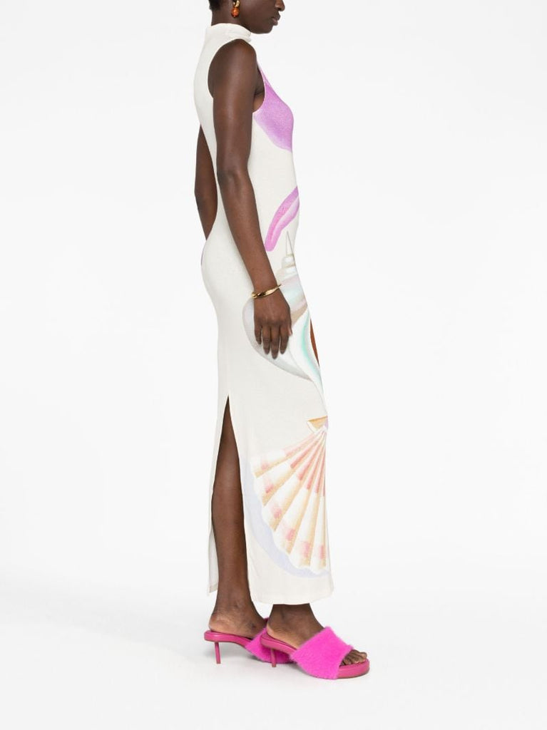 White Maruja Mallo Tube Dress