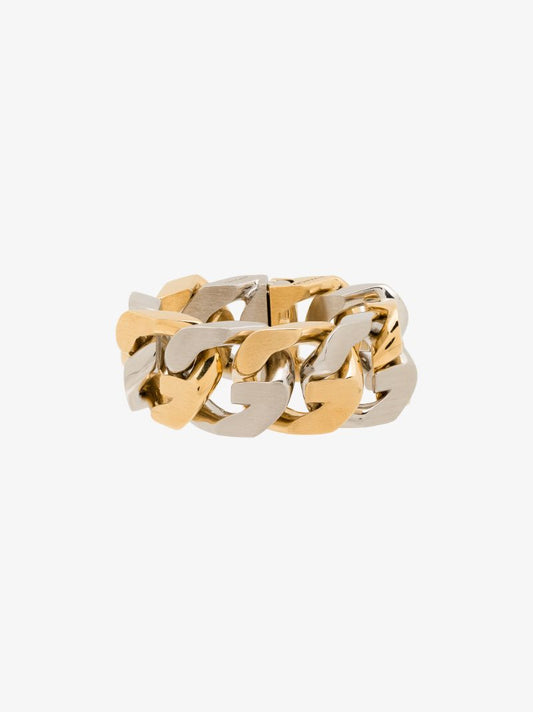 Gold and Silver-tone G Chain Bracelet