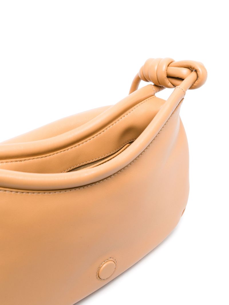 Neutral Paseo Leather Cross Body Bag