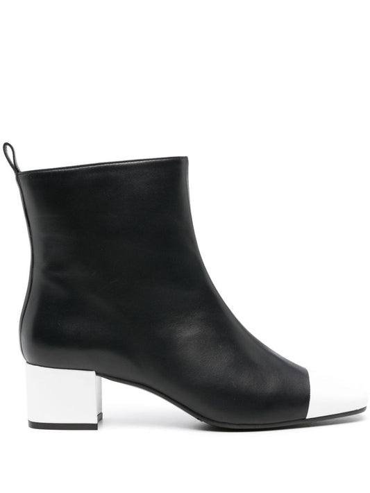 Blue Estime 40 Leather Ankle Boots
