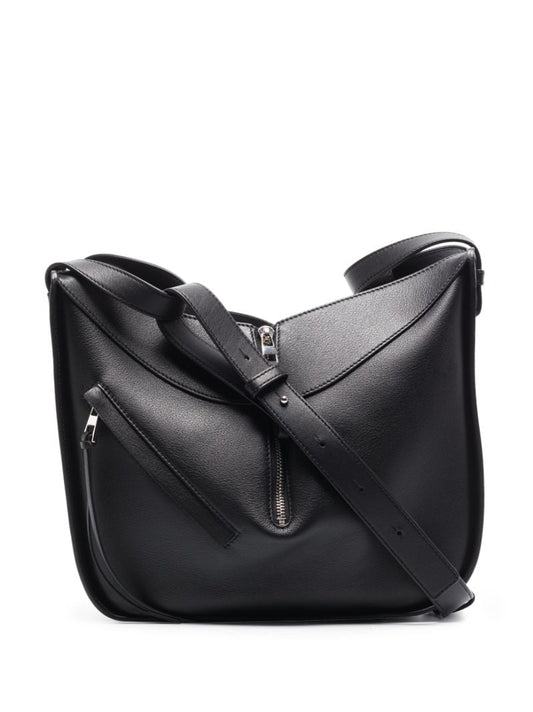 Black Hammock Small Leather Tote Bag