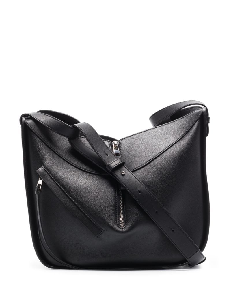 Black Hammock Small Leather Tote Bag