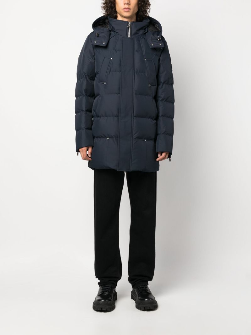 Blue Cloud Padded Parka Coat