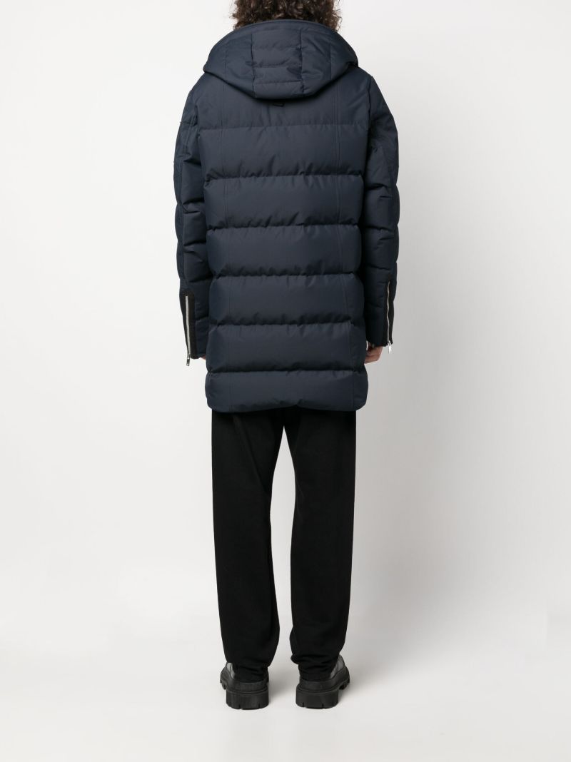 Blue Cloud Padded Parka Coat
