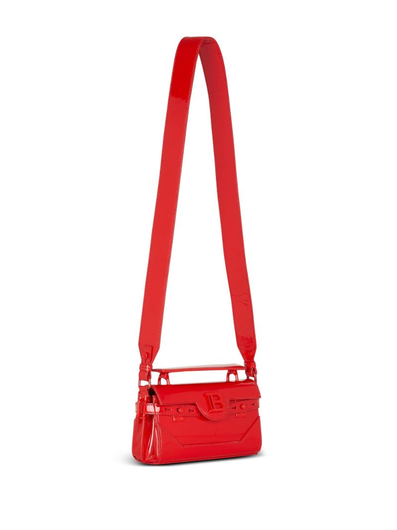 Red B-buzz 19 Patent Leather Crossbody Bag