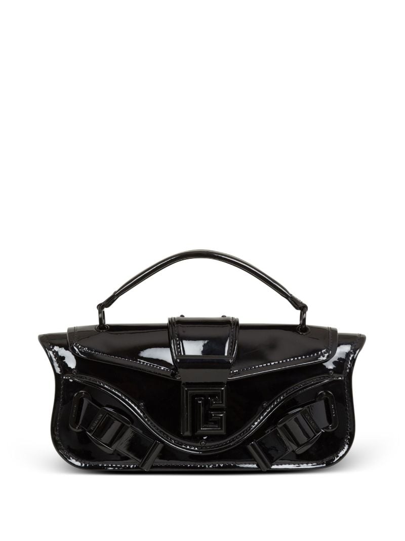 Black Blaze Patent Leather Clutch Bag