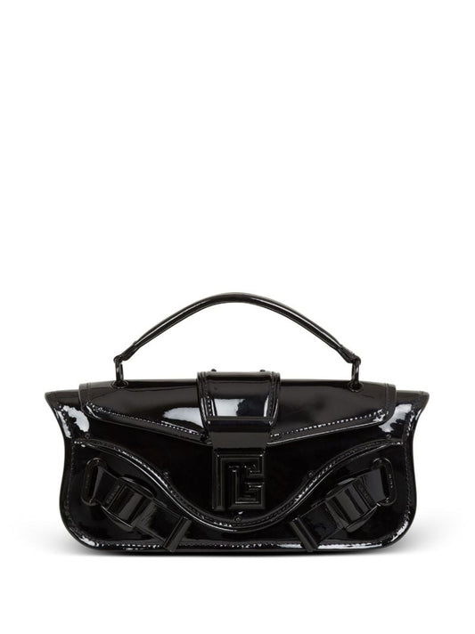 Black Blaze Patent Leather Clutch Bag