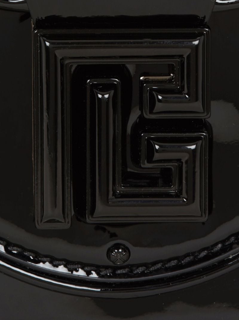 Black Blaze Patent Leather Clutch Bag