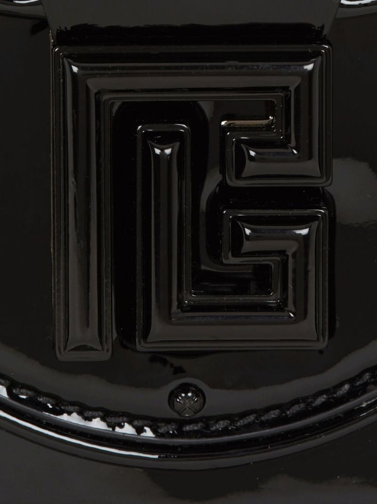 Black Blaze Patent Leather Clutch Bag