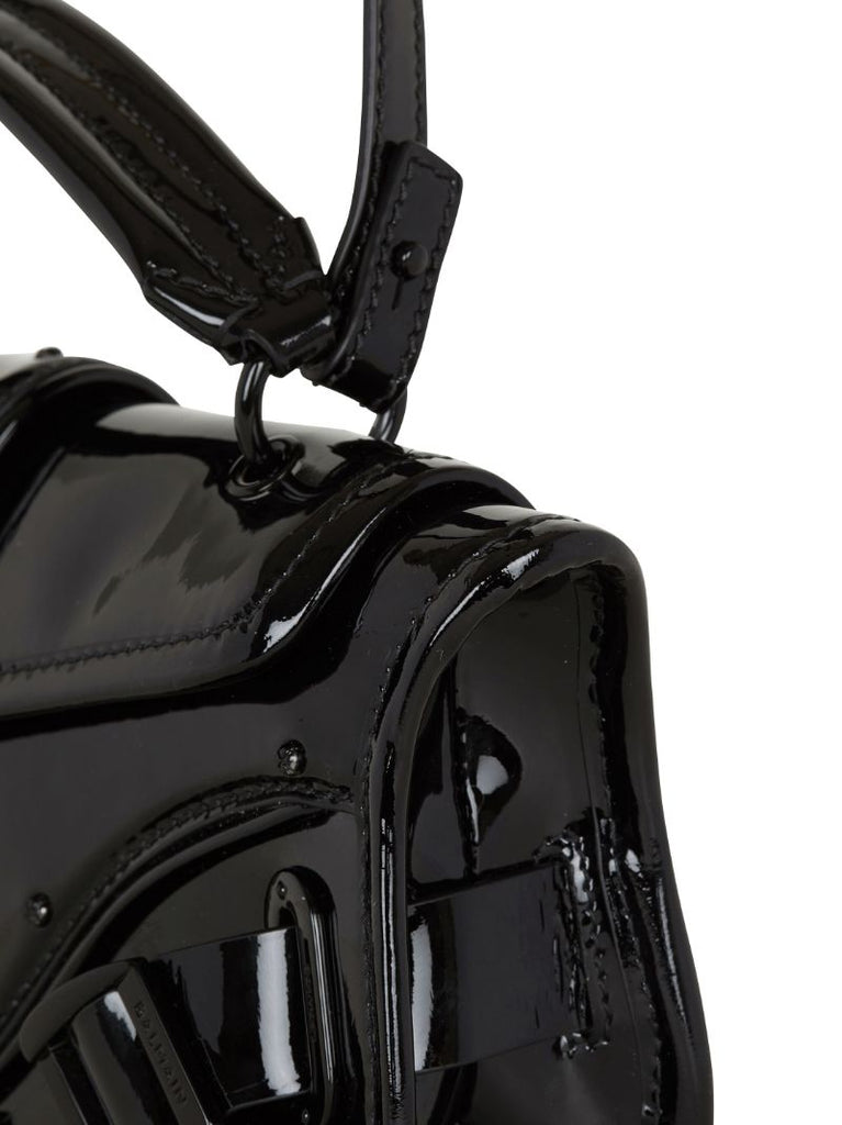 Black Blaze Patent Leather Clutch Bag