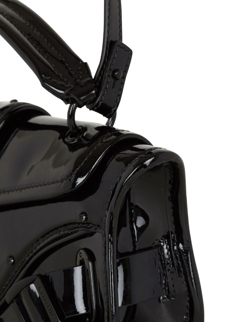 Black Blaze Patent Leather Clutch Bag