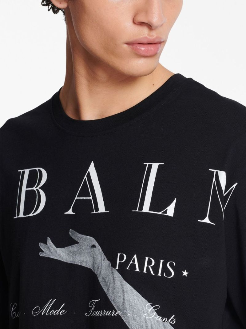 Black Jolie Madame-print Cotton T-shirt