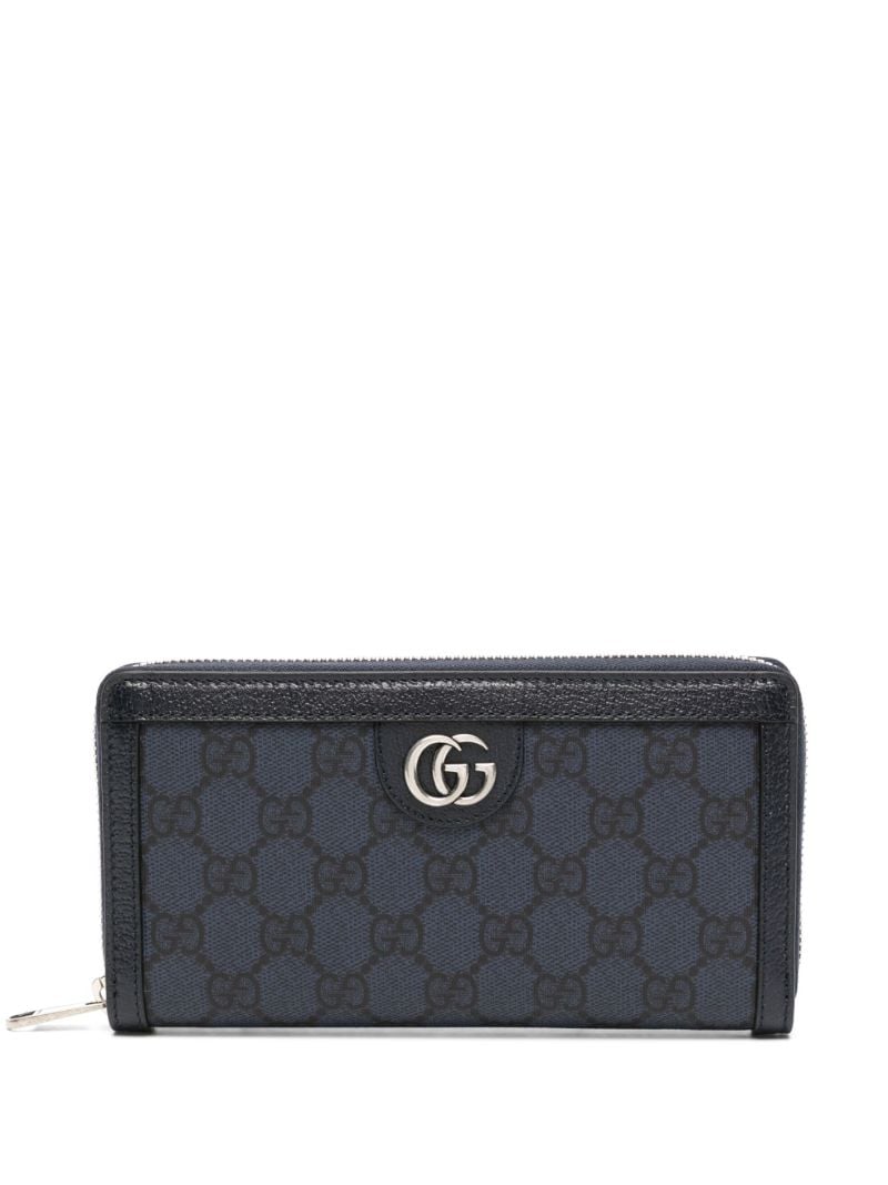Blue Ophidia Zip-around Wallet