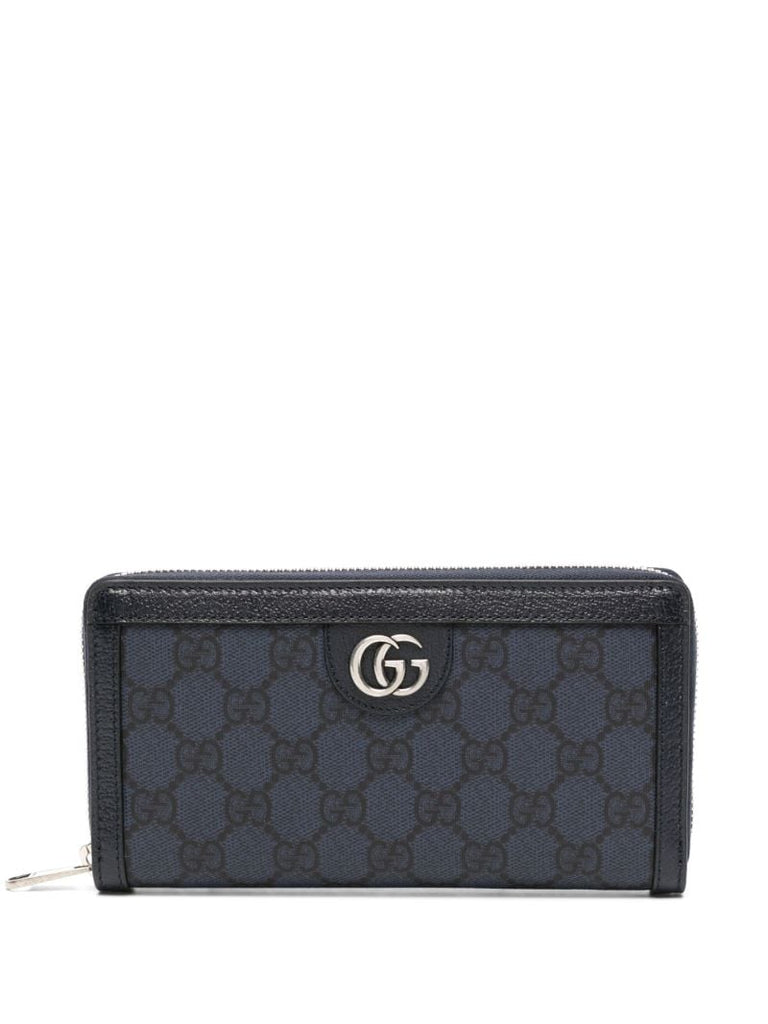 Blue Ophidia Zip-around Wallet