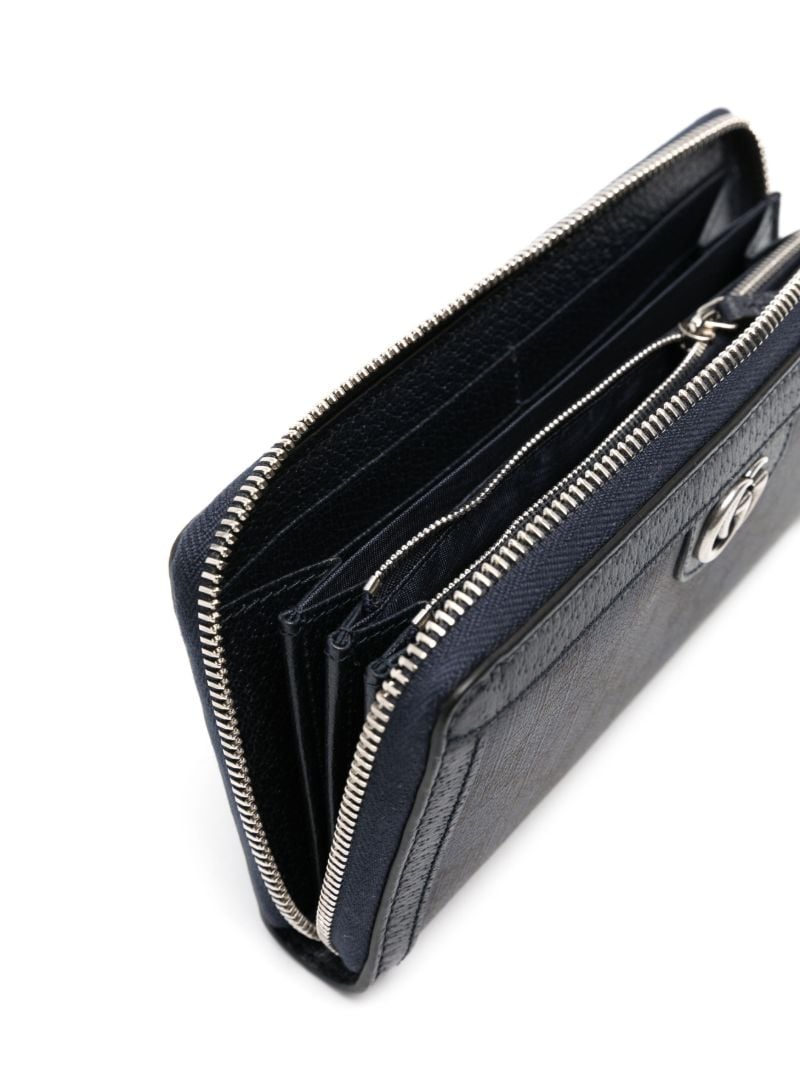 Blue Ophidia Zip-around Wallet