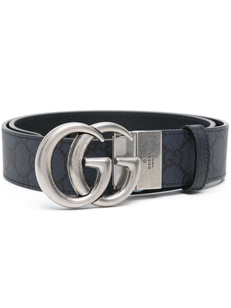 Blue Marmont Double G Reversible Belt