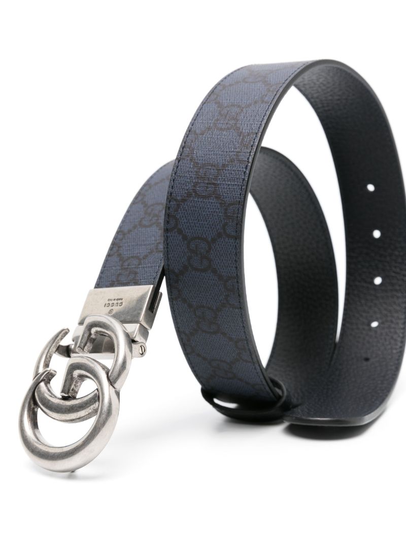 Blue Marmont Double G Reversible Belt