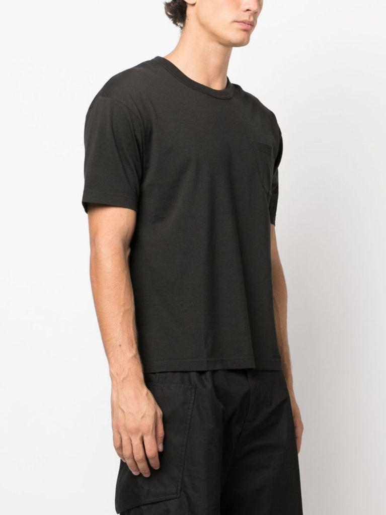 Black Crew Neck Cotton T-shirt