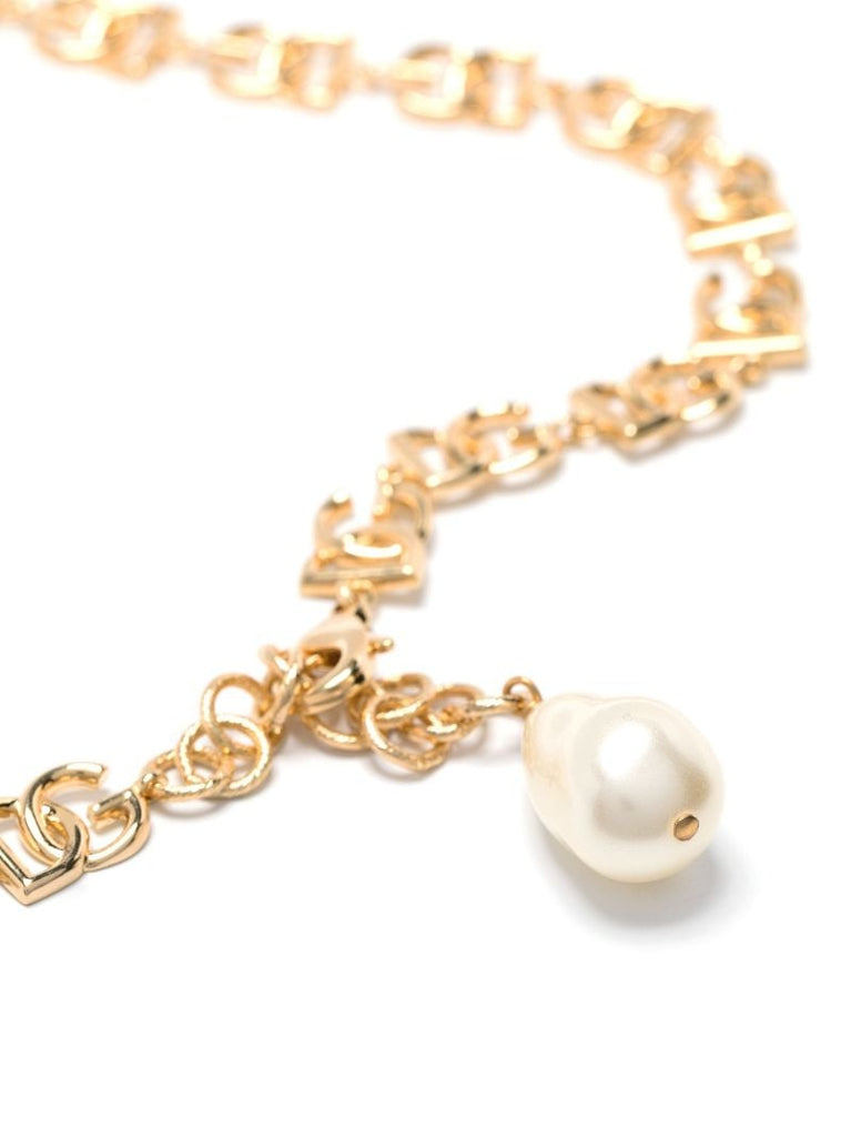 Gold-tone Dg Chain Necklace