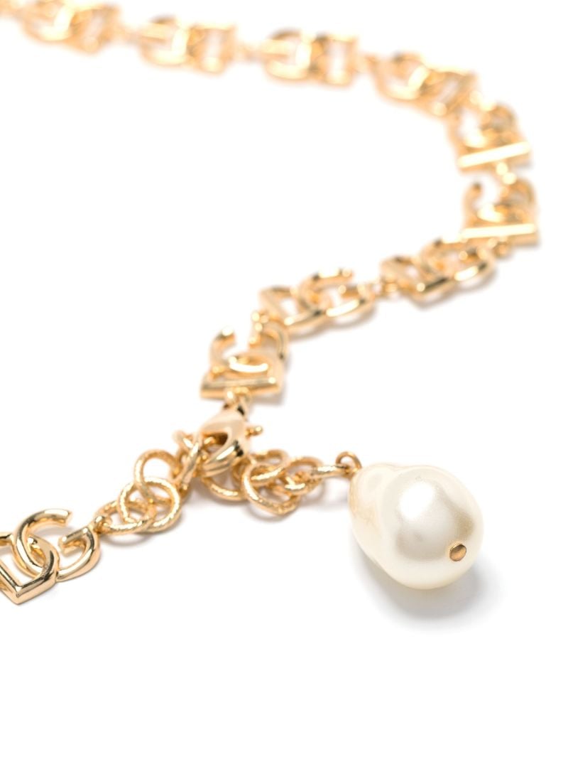 Gold-tone Dg Chain Necklace