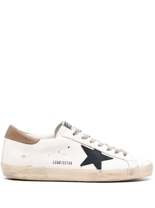 White Super-star Leather Sneakers