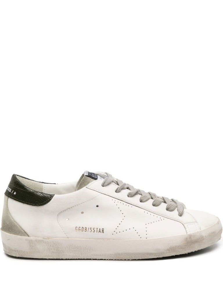 White Super-star Leather Sneakers