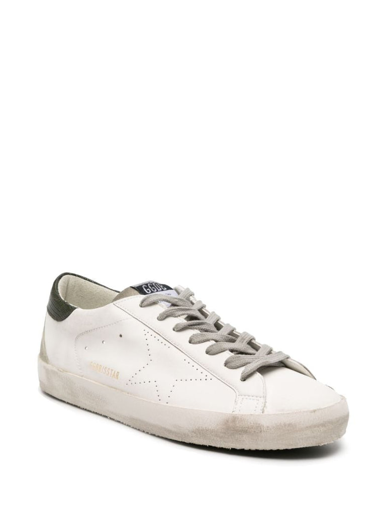 White Super-star Leather Sneakers