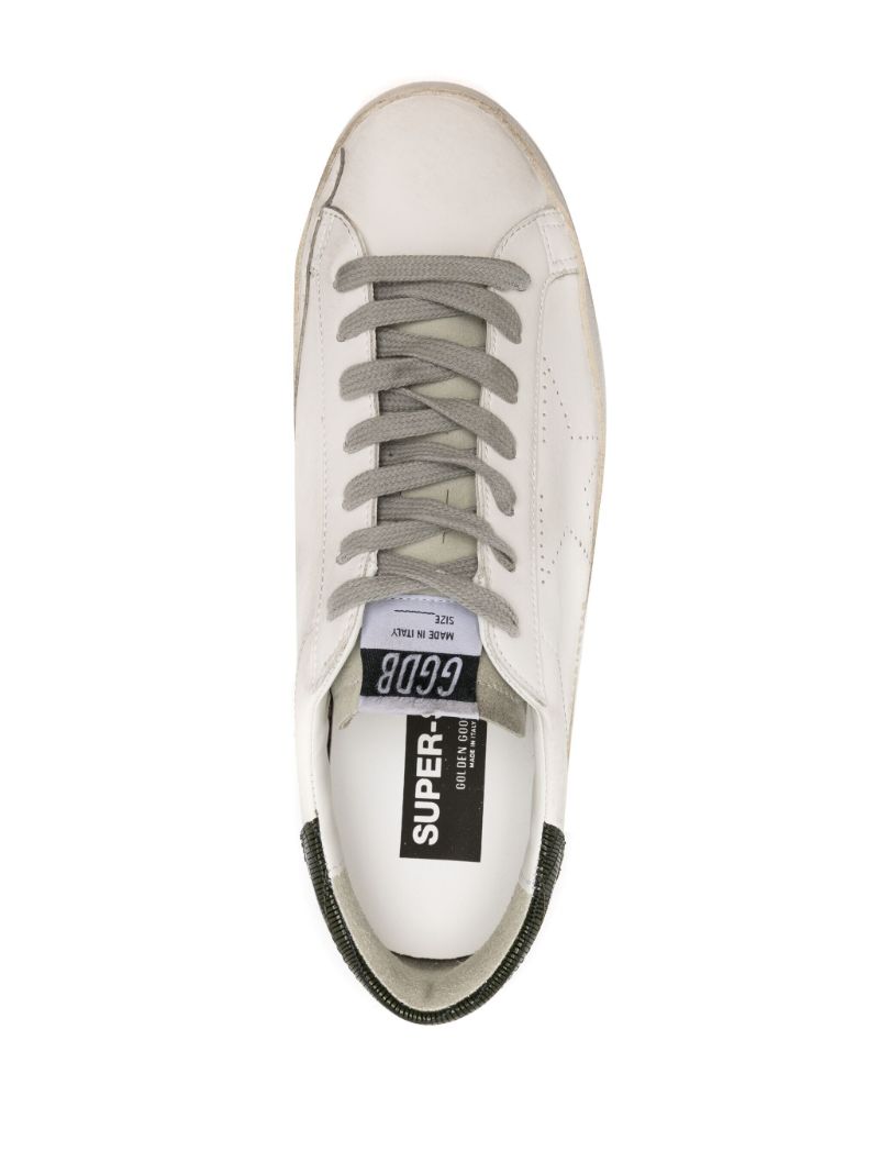 White Super-star Leather Sneakers