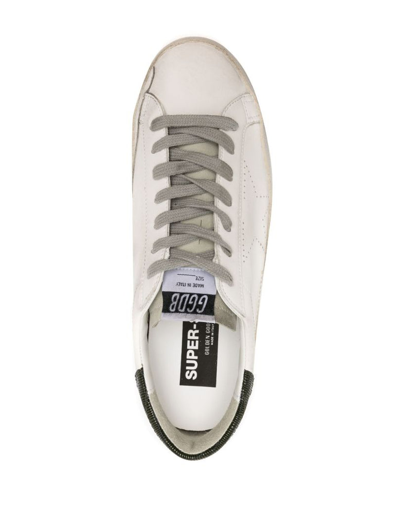 White Super-star Leather Sneakers