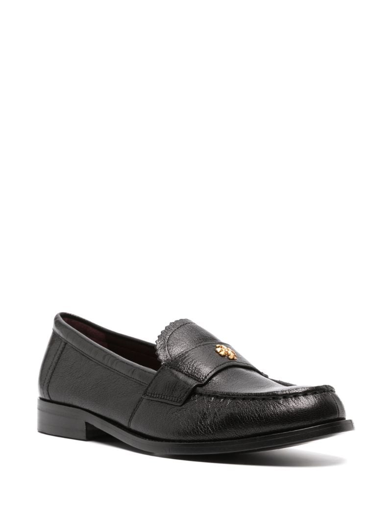 Black Leather Loafers