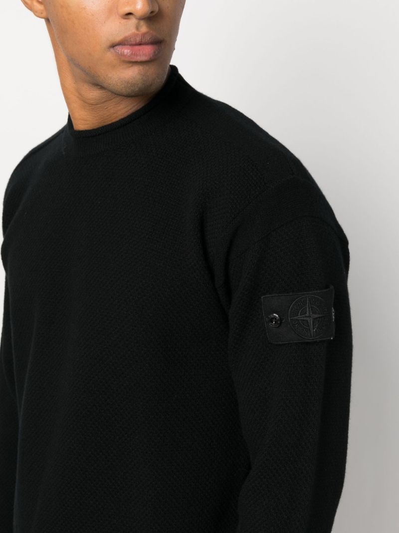 Black Ghost Virgin-wool Sweater