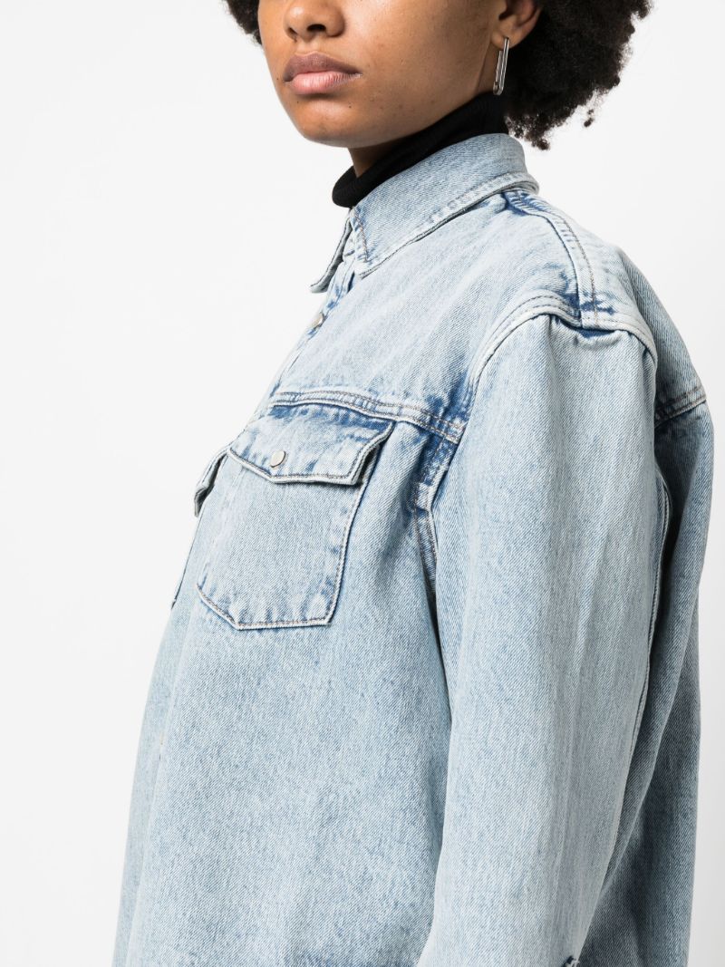 Blue Oversized Denim Jacket