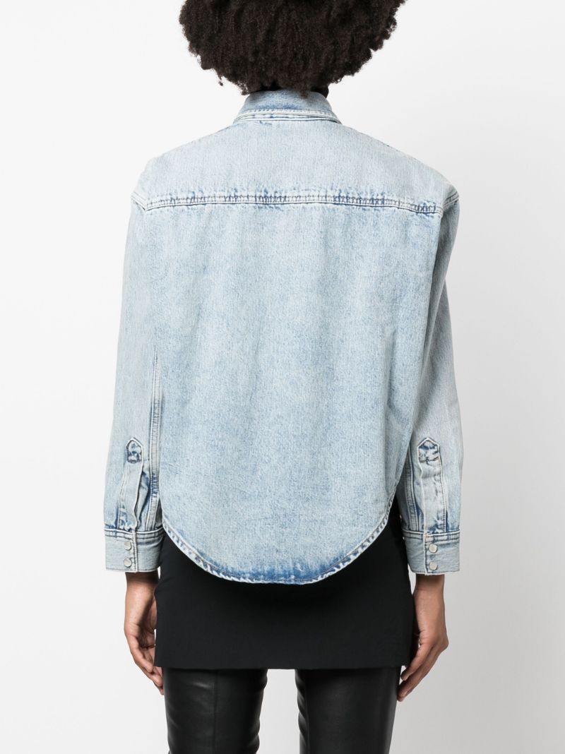 Blue Oversized Denim Jacket