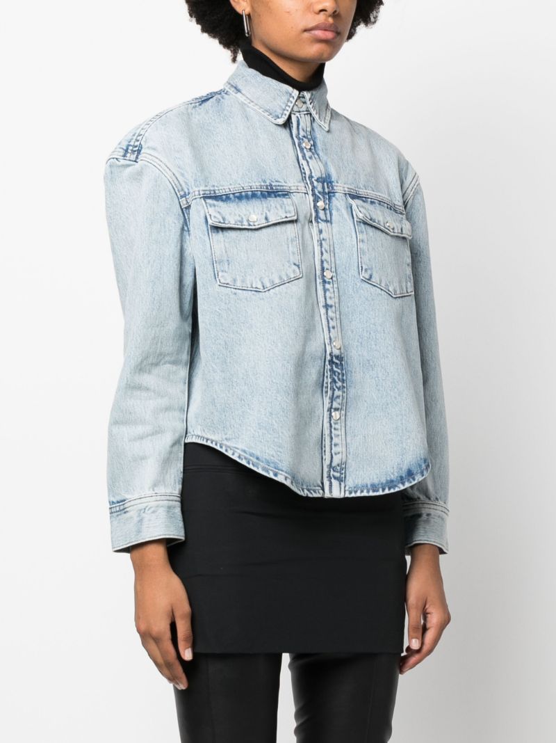 Blue Oversized Denim Jacket
