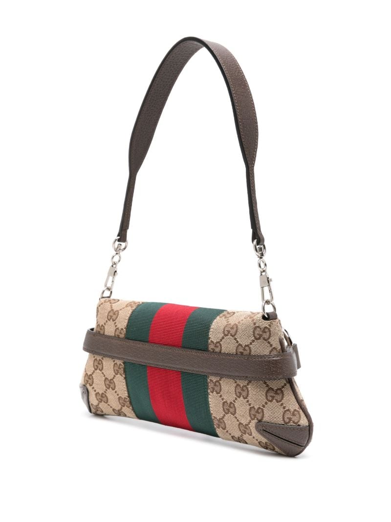 Neutral Horsebit Chain Small Shoulder Bag