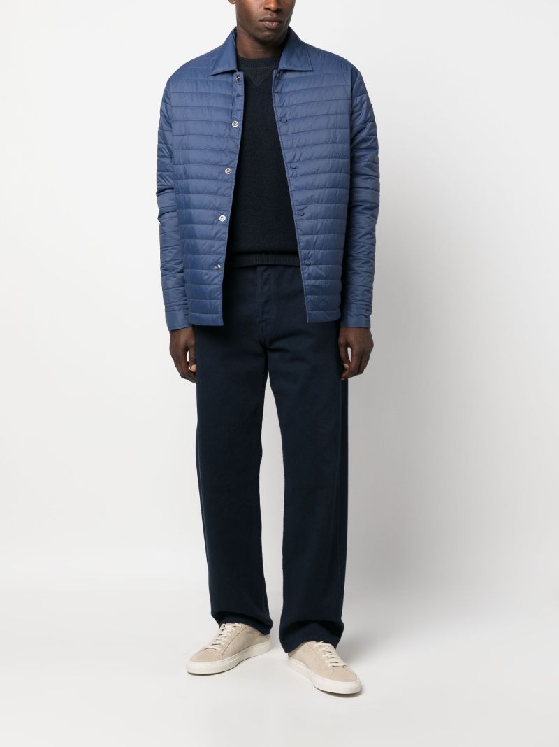 Blue P-olson Quilted Shirt Jacket