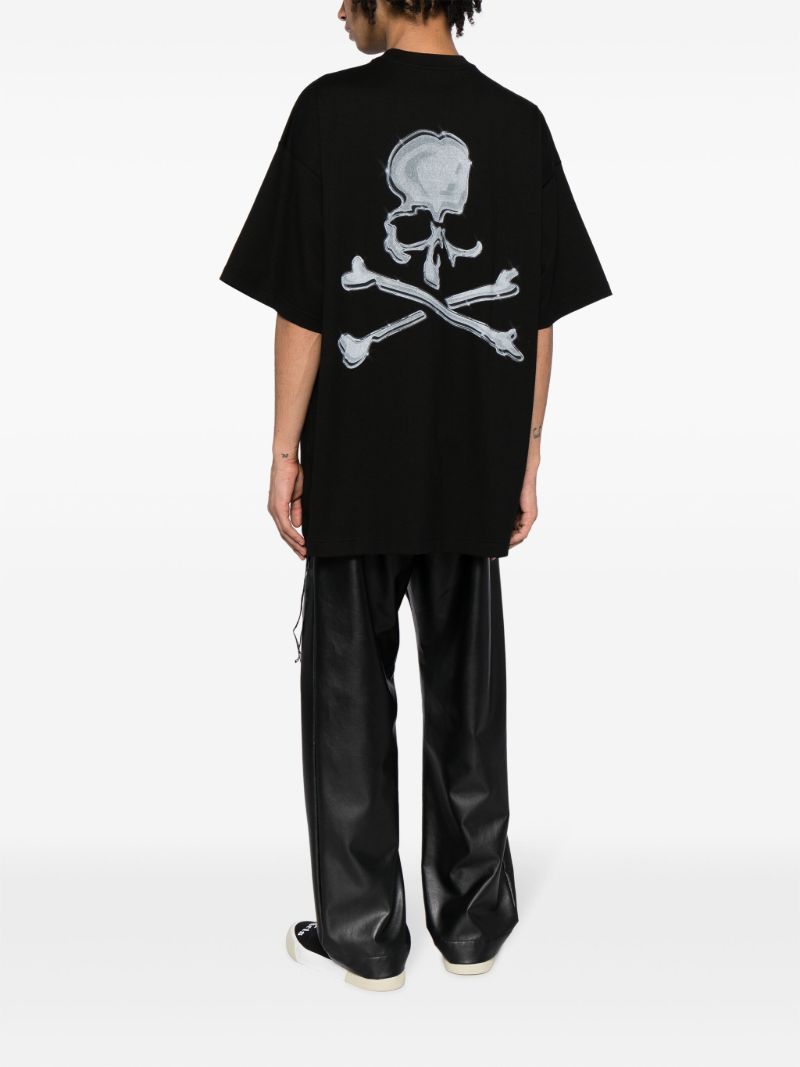 Black Skull Cotton T-shirt